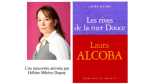 Soirée de lancement du roman « Les rives de la mer Douce » de Laura Alcoba, en résidence au festival Vo-Vf, avec Hélène Bihéry à la librairie L’Ecume des pages à Paris.