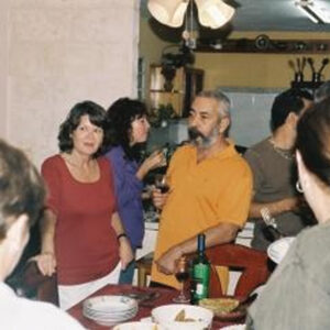 Elena Zayas avec Leonardo Padura